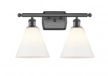 Innovations Lighting 516-2W-OB-GBC-81 - Berkshire - 2 Light - 18 inch - Oil Rubbed Bronze - Bath Vanity Light