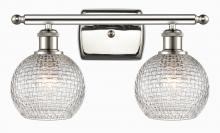 Innovations Lighting 516-2W-PN-G122C-6CL - Athens - 2 Light - 16 inch - Polished Nickel - Bath Vanity Light