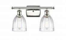 Innovations Lighting 516-2W-PN-G442 - Brookfield - 2 Light - 16 inch - Polished Nickel - Bath Vanity Light