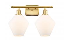 Innovations Lighting 516-2W-SG-G651-8 - Cindyrella - 2 Light - 18 inch - Satin Gold - Bath Vanity Light