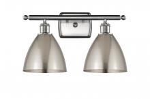 Innovations Lighting 516-2W-SN-MBD-75-SN - Bristol - 2 Light - 18 inch - Brushed Satin Nickel - Bath Vanity Light