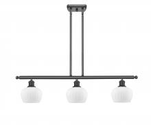 Innovations Lighting 516-3I-OB-G91 - Fenton - 3 Light - 36 inch - Oil Rubbed Bronze - Stem hung - Island Light