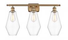 Innovations Lighting 516-3W-BB-G652-7 - Cindyrella - 3 Light - 27 inch - Brushed Brass - Bath Vanity Light