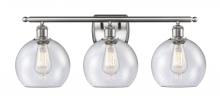 Innovations Lighting 516-3W-SN-G124 - Athens - 3 Light - 28 inch - Brushed Satin Nickel - Bath Vanity Light