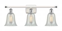 Innovations Lighting 516-3W-WPC-G2811 - Hanover - 3 Light - 26 inch - White Polished Chrome - Bath Vanity Light