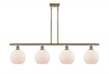 Innovations Lighting 516-4I-AB-G121 - Athens - 4 Light - 48 inch - Antique Brass - Cord hung - Island Light