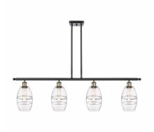 Innovations Lighting 516-4I-BAB-G557-6CL - Vaz - 4 Light - 48 inch - Black Antique Brass - Cord hung - Island Light