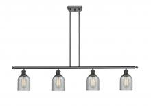 Innovations Lighting 516-4I-OB-G257 - Caledonia - 4 Light - 48 inch - Oil Rubbed Bronze - Stem hung - Island Light