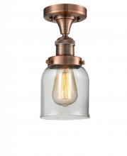 Innovations Lighting 517-1CH-AC-G52 - Bell - 1 Light - 5 inch - Antique Copper - Semi-Flush Mount