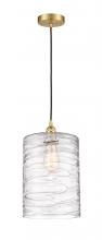 Innovations Lighting 616-1P-SG-G1113-L - Cobbleskill - 1 Light - 9 inch - Satin Gold - Cord hung - Mini Pendant