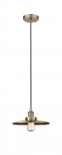 Innovations Lighting 616-1PH-AB-MFR-AB-12 - Appalachian - 1 Light - 12 inch - Antique Brass - Cord hung - Mini Pendant