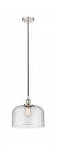 Innovations Lighting 616-1PH-PN-G74-L - Bell - 1 Light - 12 inch - Polished Nickel - Cord hung - Mini Pendant