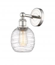 Innovations Lighting 616-1W-PN-G1013 - Belfast - 1 Light - 6 inch - Polished Nickel - Sconce