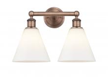 Innovations Lighting 616-2W-AC-GBC-81 - Berkshire - 2 Light - 17 inch - Antique Copper - Bath Vanity Light