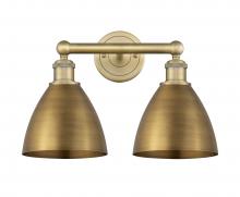 Innovations Lighting 616-2W-BB-MBD-75-BB - Bristol - 2 Light - 17 inch - Brushed Brass - Bath Vanity Light