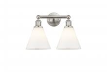 Innovations Lighting 616-2W-SN-GBC-81 - Berkshire - 2 Light - 17 inch - Satin Nickel - Bath Vanity Light