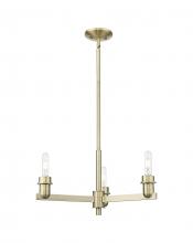 Innovations Lighting 716-3CR-AB - Arcadia - 3 Light - 24 inch - Antique Brass - Pendant