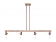 Innovations Lighting 716-4I-AC - Arcadia - 4 Light - 46 inch - Antique Brass - Linear Pendant