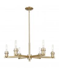Innovations Lighting 716-6CR-CB - Arcadia - 6 Light - 32 inch - Champagne Bronze - Chandelier
