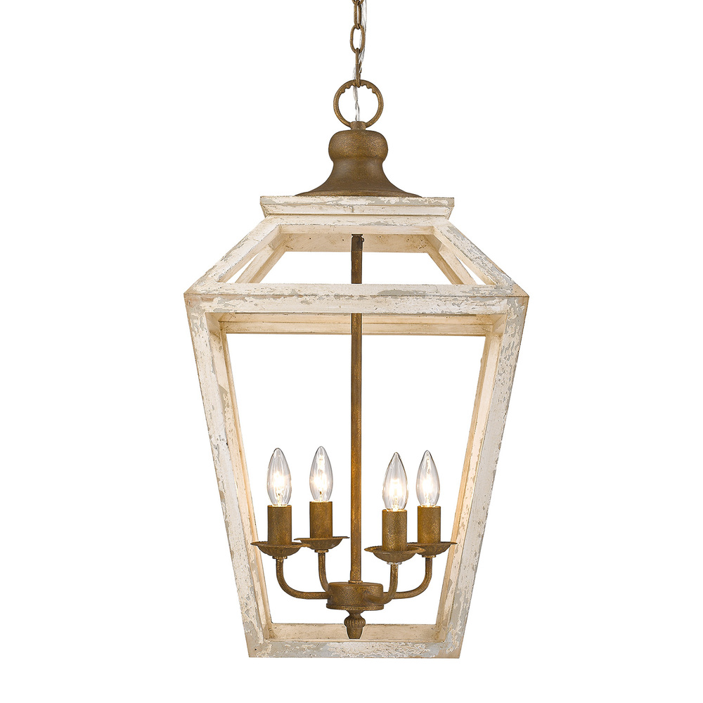 Haiden 4-Light Pendant in Burnished Chestnut