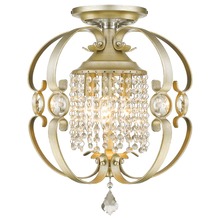 Golden 1323-SF WG - Ella Semi-Flush in White Gold