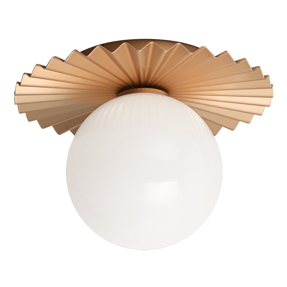 Modern Ruff Flush Mounts