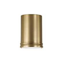 Capital 259411AD - 5.5" W x 7.75" H Integrated LED Mini Flush Mount Cylinder Light in Aged Brass