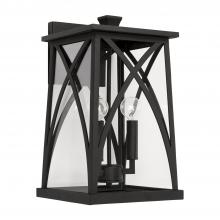 Capital 946531BK - Three Light Outdoor Wall Lantern