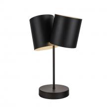 Kuzco Lighting Inc TL58814-BK - Keiko 14-in Black 2 Lights Table Lamp