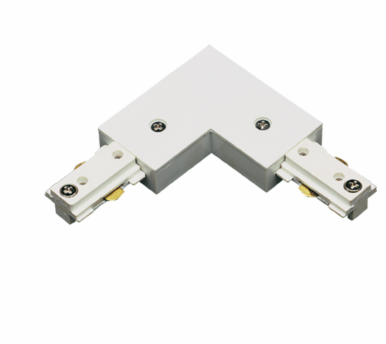 0.8" Height L Connector in White