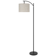 CAL Lighting EC-1018FL - 100 Watt Graydon Fishing Rod Floor Lamp with Adjustable Head