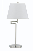 CAL Lighting BO-2077TB-BS - 28" Height Metal Table Lamp in Brushed Steel