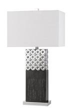 CAL Lighting BO-2813TB - 150W 3 Way Jesi Laser Cut Metal Table Lamp