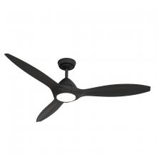 Casablanca Fan Company 52856 - Casablanca 56 inch Surea ENERGY STAR® Matte Black Damp Rated Ceiling Fan with LED Light Kit