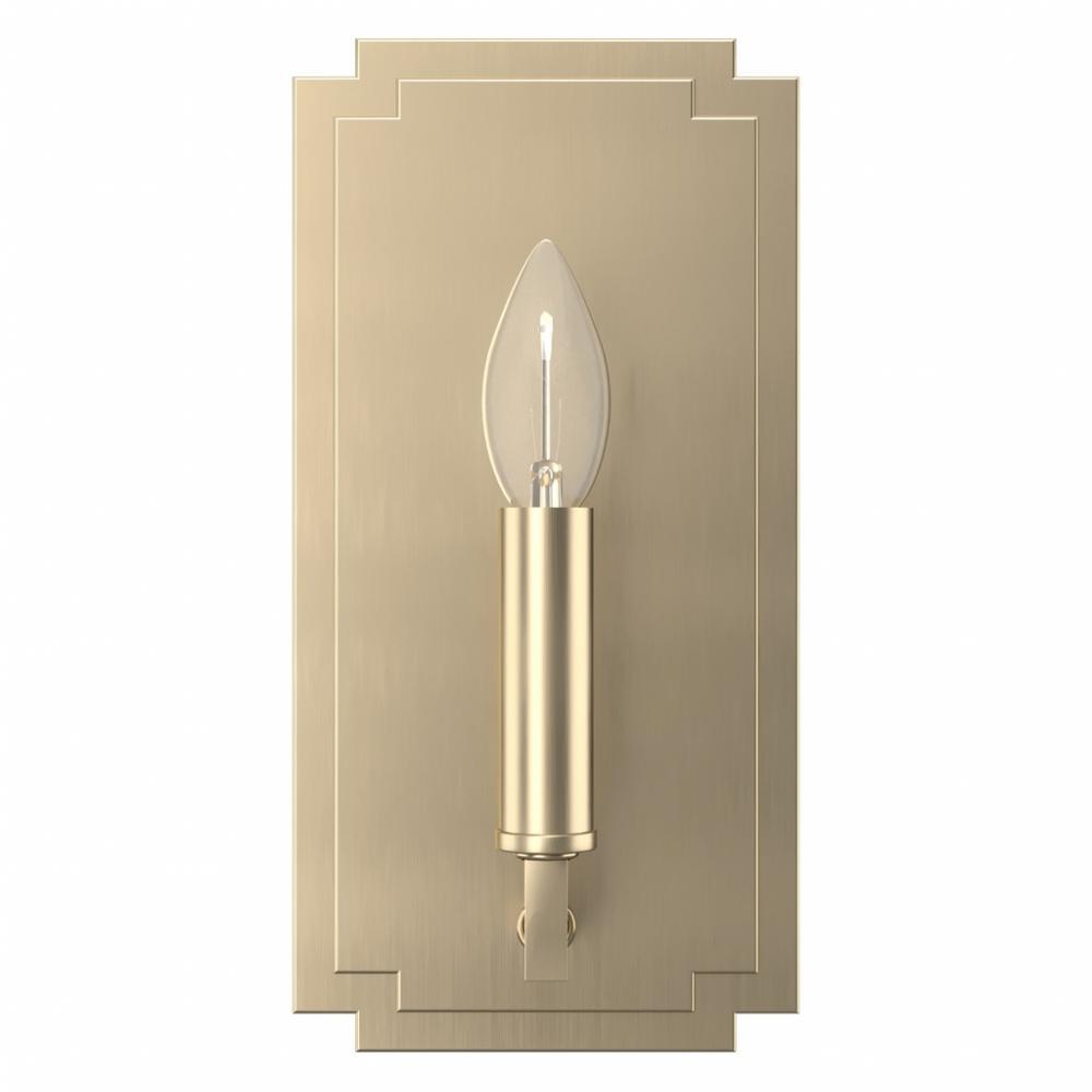 Hunter Zoanne Alturas Gold 1 Light Small Sconce Wall Light Fixture