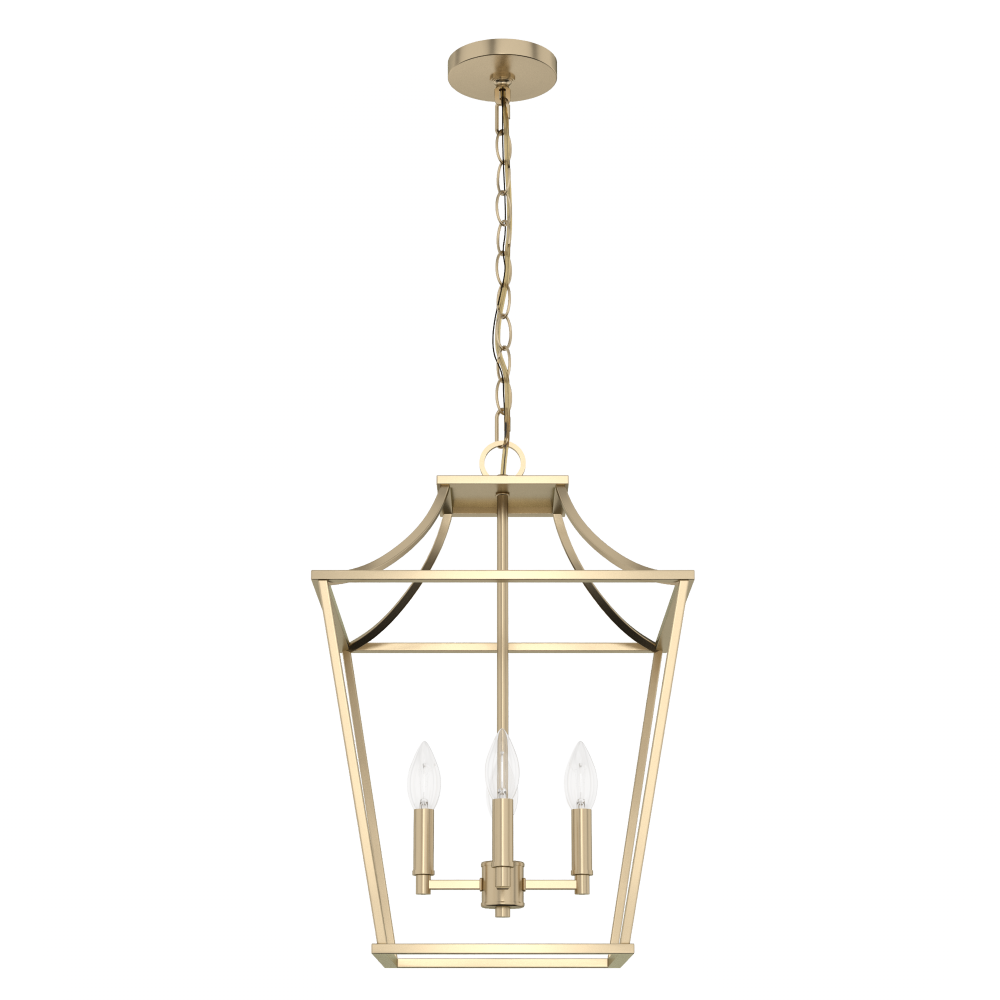 Hunter Laurel Ridge Alturas Gold 4 Light Small Pendant Ceiling Light Fixture