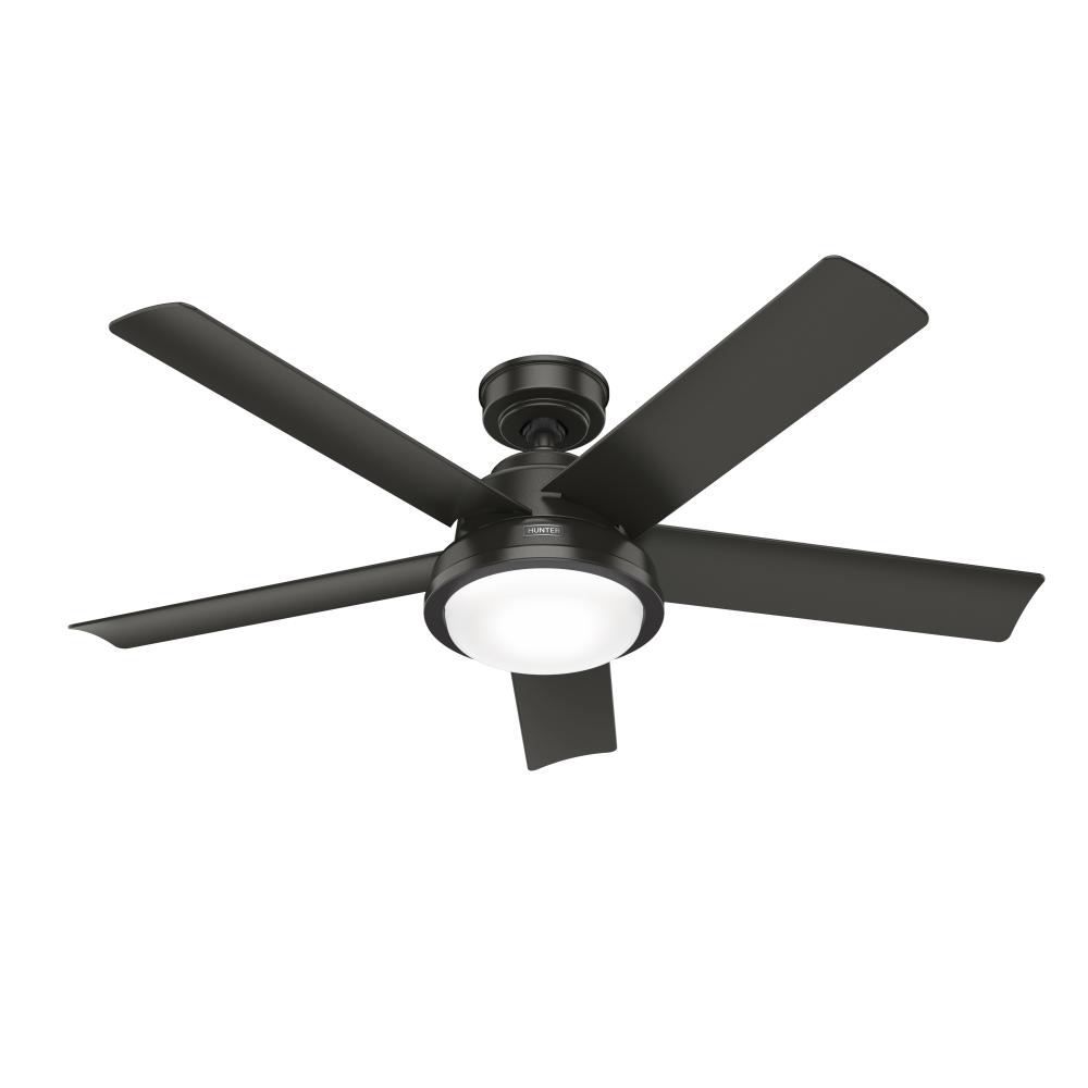 Hunter 52 inch Seawall Noble Bronze WeatherMax Indoor / Outdoor Ceiling Fan with LED Light Kit