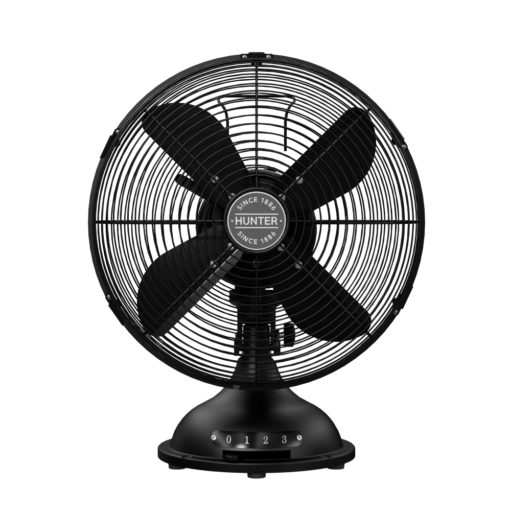 Desk Fan Black Matte