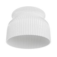 Hunter 13181 - Hunter Harlowe Luxe Gold with Cased White Glass 1 Light Flush Mount Ceiling Light Fixture