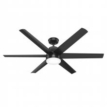 Hunter 51875 - Hunter 60 inch Skysail Indoor / Outdoor Ceiling Fan with LED Light Kit and Wall Control