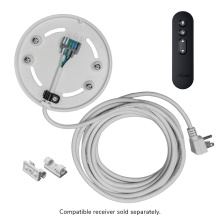 Hunter 99818 - Hunter Universal Mounting System with Remote (receiver not included) - Wet Rated