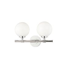 Hudson Valley 3702-PN - 2 LIGHT BATH BRACKET