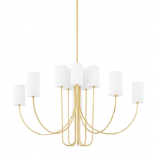 Hudson Valley 6848-AGB - Harlem Chandelier