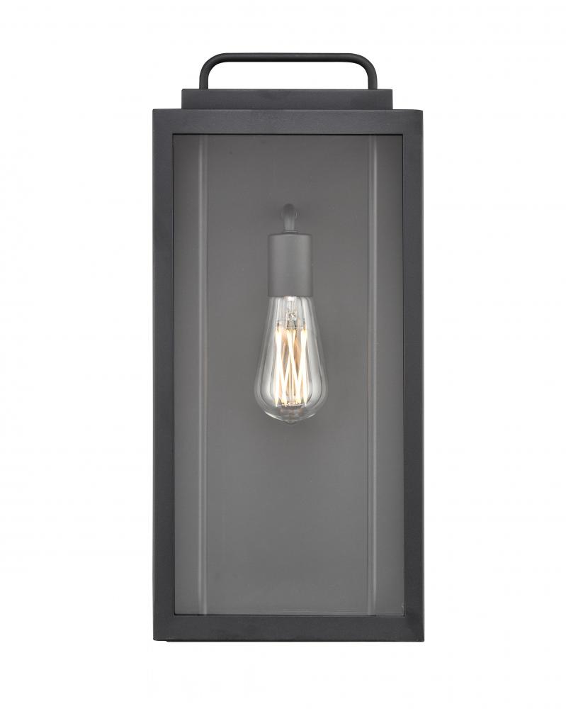 Gallatin 1-Light Outdoor Wall Sconce Textured Black