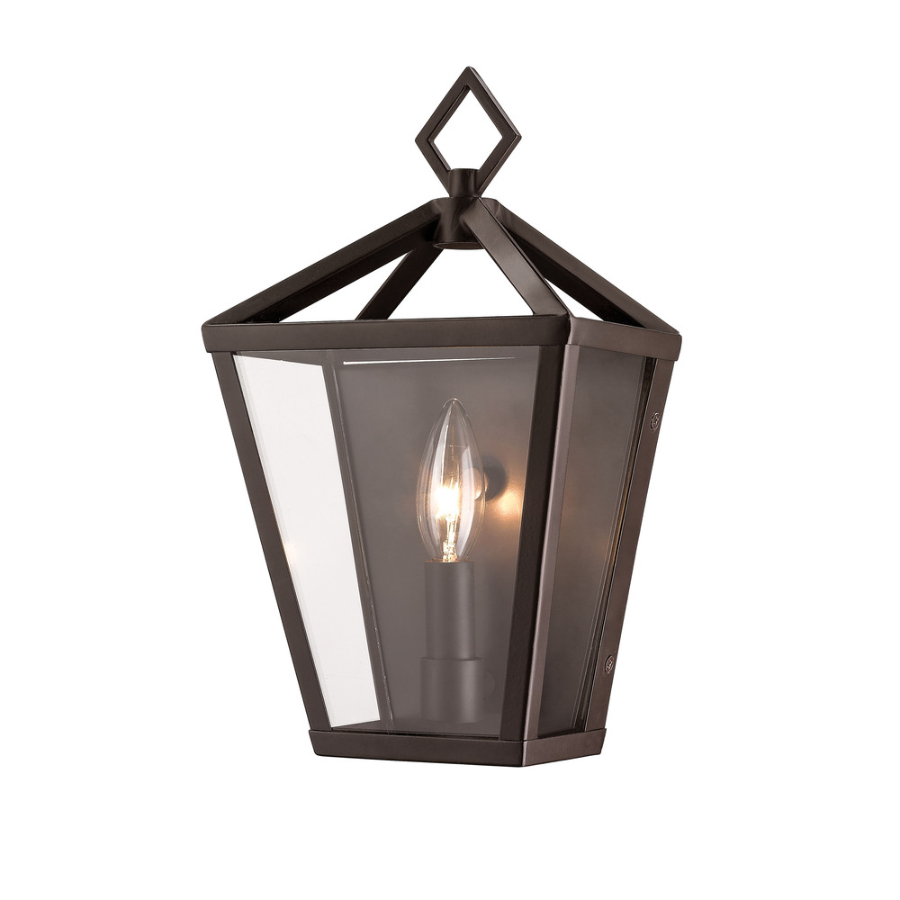 Arnold 1-Light Outdoor Wall Sconce Powder Coated Bronze