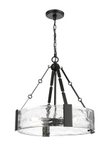 Millennium 19403-MB - Rezi 20.25" Wide 3-Light Pendant - Matte Black