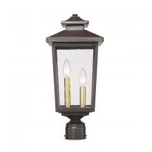 Millennium 4644-PBZ - Eldrick 2-Light Outdoor Post Lantern Powder Coated Bronze