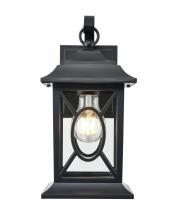 Millennium 85101-PBK - Allbert 1-Light Outdoor Wall Sconce Powder Coated Black