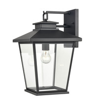 Millennium 4721-PBK - Bellmon 1-Light Outdoor Wall Sconce Powder Coated Black