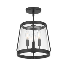 Millennium 230103-MB - Adabella 12.25" Wide 3-Light Semi-Flush Mount